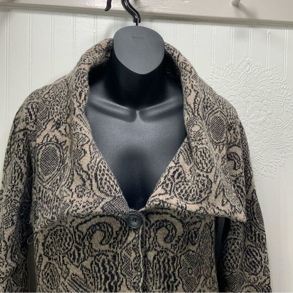 MARV wool blend cardigan sweater - Picture 2 of 6